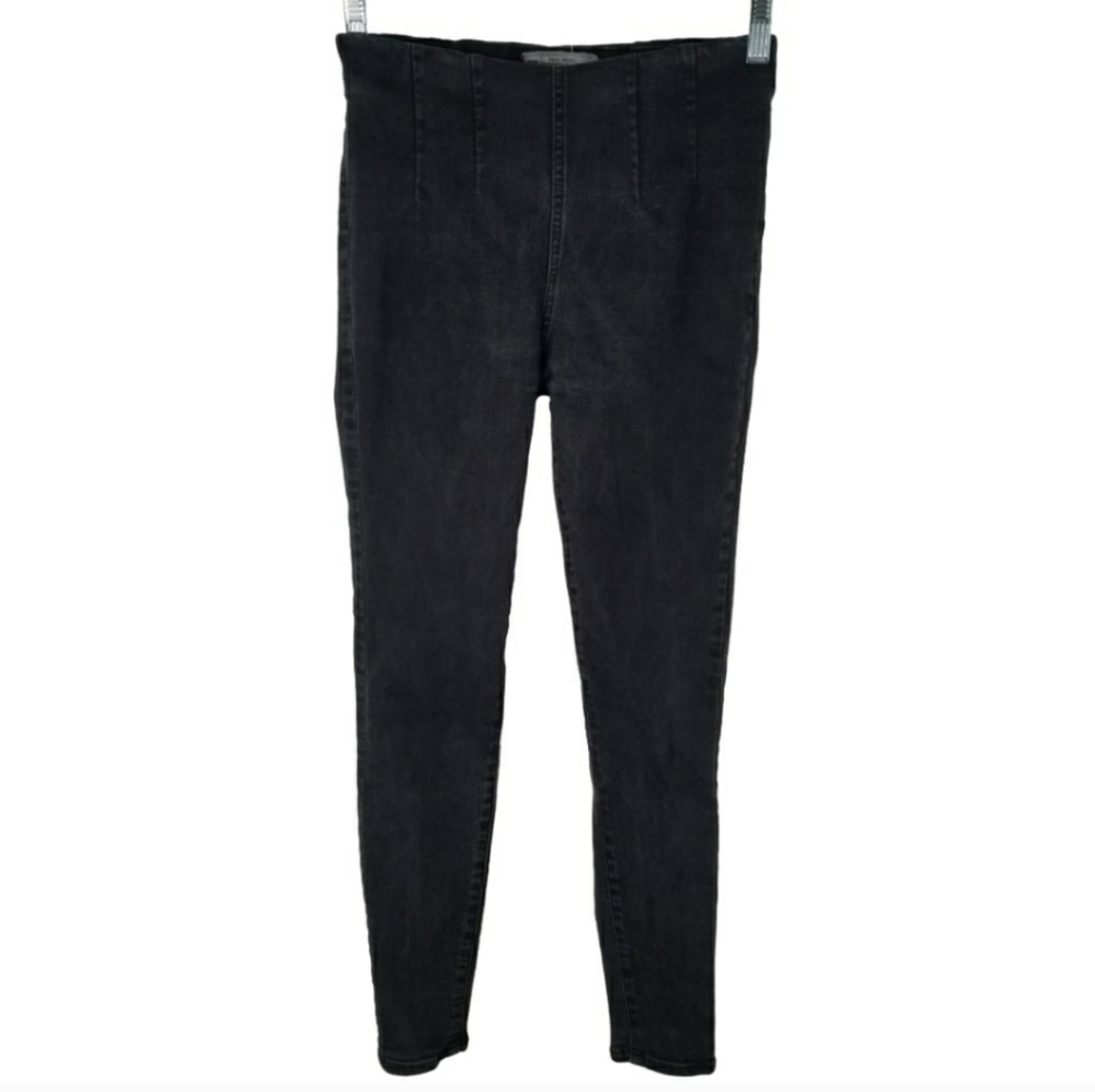 Free People High Rise Pull-on Skinny Black Jegging Size 28